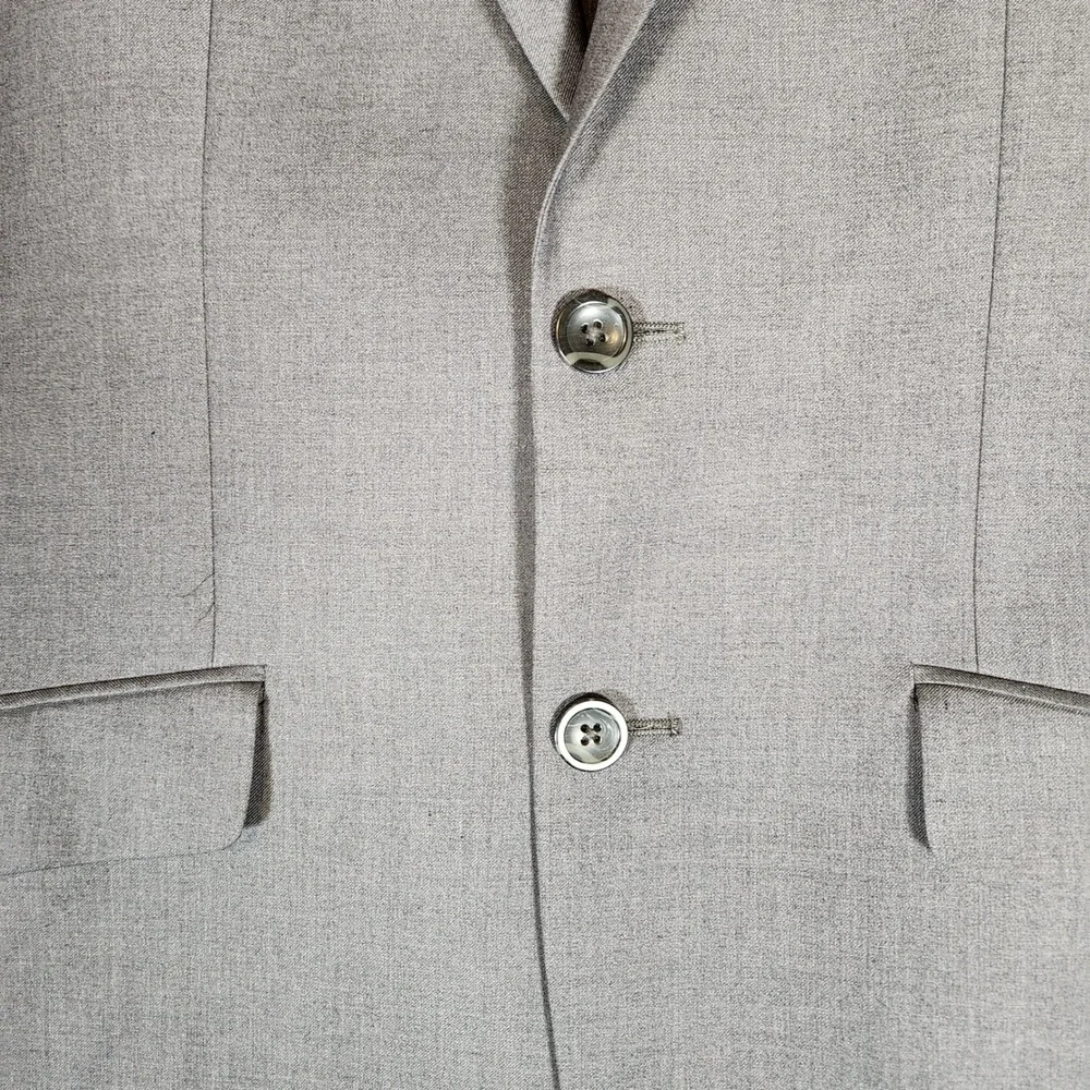 Kenneth Cole 2‎ Piece suit Men's 37R 34X29 Gray Double Vented